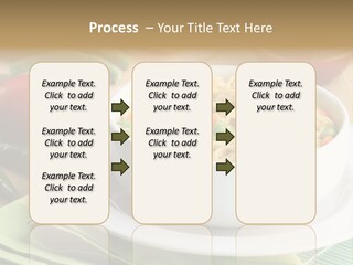 Dish Carrot Bean PowerPoint Template