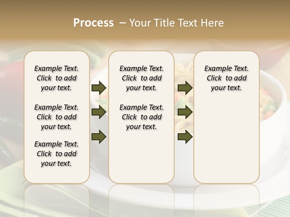 Dish Carrot Bean PowerPoint Template