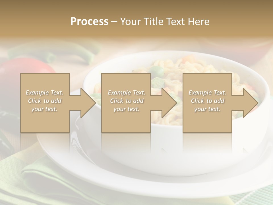 Dish Carrot Bean PowerPoint Template