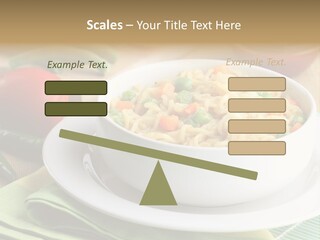 Dish Carrot Bean PowerPoint Template