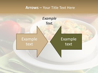 Dish Carrot Bean PowerPoint Template