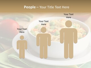 Dish Carrot Bean PowerPoint Template