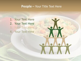 Dish Carrot Bean PowerPoint Template