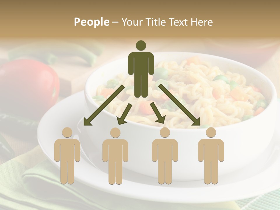 Dish Carrot Bean PowerPoint Template