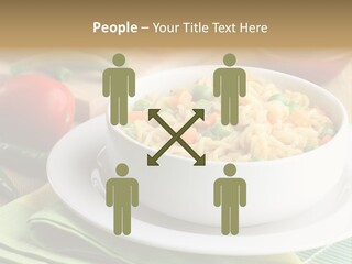 Dish Carrot Bean PowerPoint Template