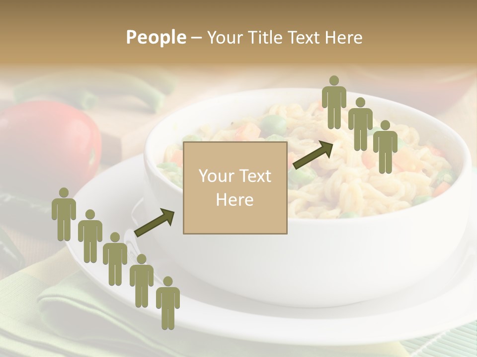 Dish Carrot Bean PowerPoint Template