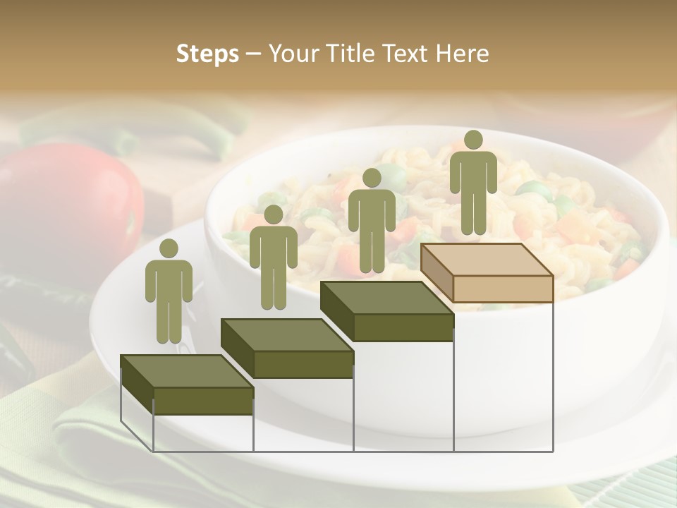 Dish Carrot Bean PowerPoint Template