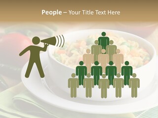 Dish Carrot Bean PowerPoint Template