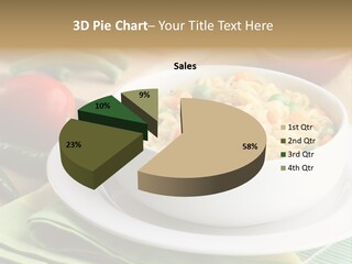 Dish Carrot Bean PowerPoint Template