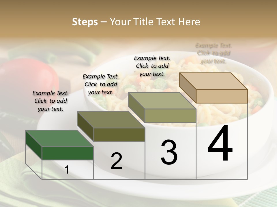 Dish Carrot Bean PowerPoint Template