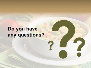 Dish Carrot Bean PowerPoint Template