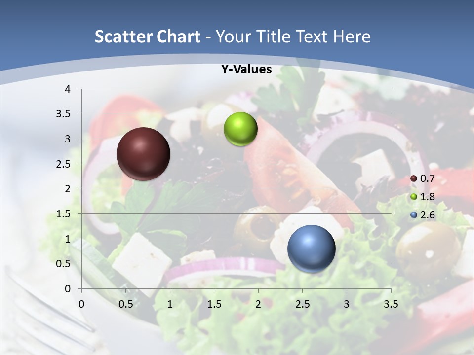 Goat Cheese Herbs Greek Salad PowerPoint Template