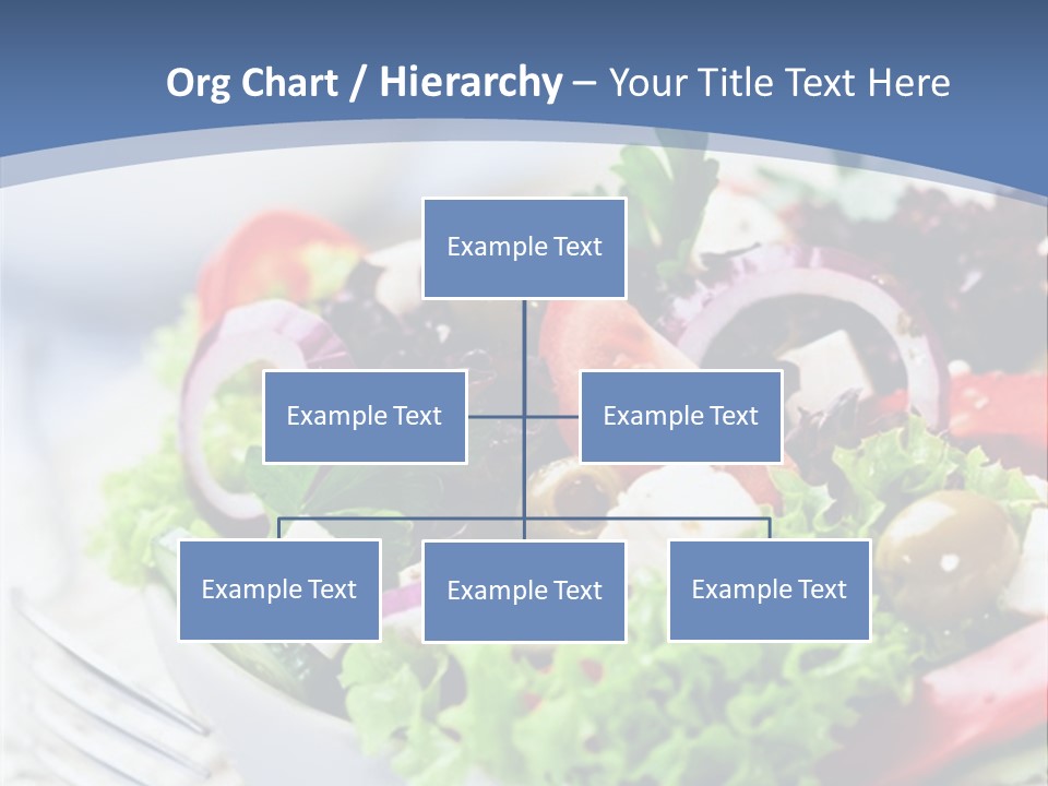 Goat Cheese Herbs Greek Salad PowerPoint Template