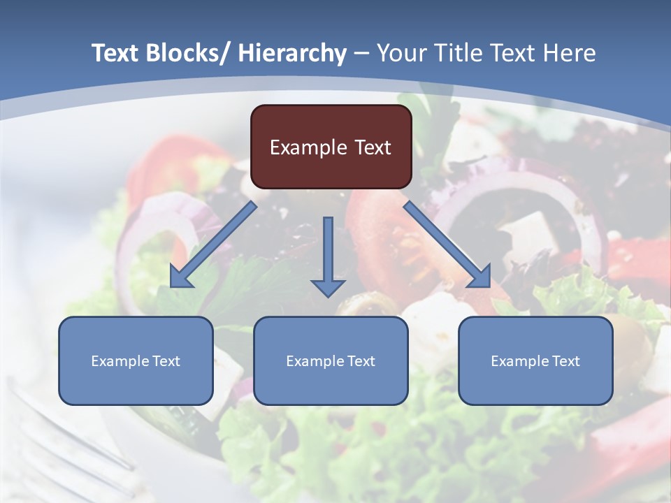 Goat Cheese Herbs Greek Salad PowerPoint Template