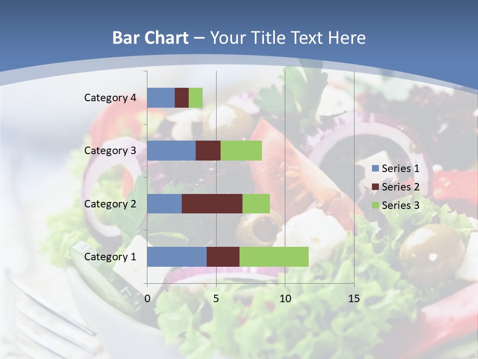 Goat Cheese Herbs Greek Salad PowerPoint Template