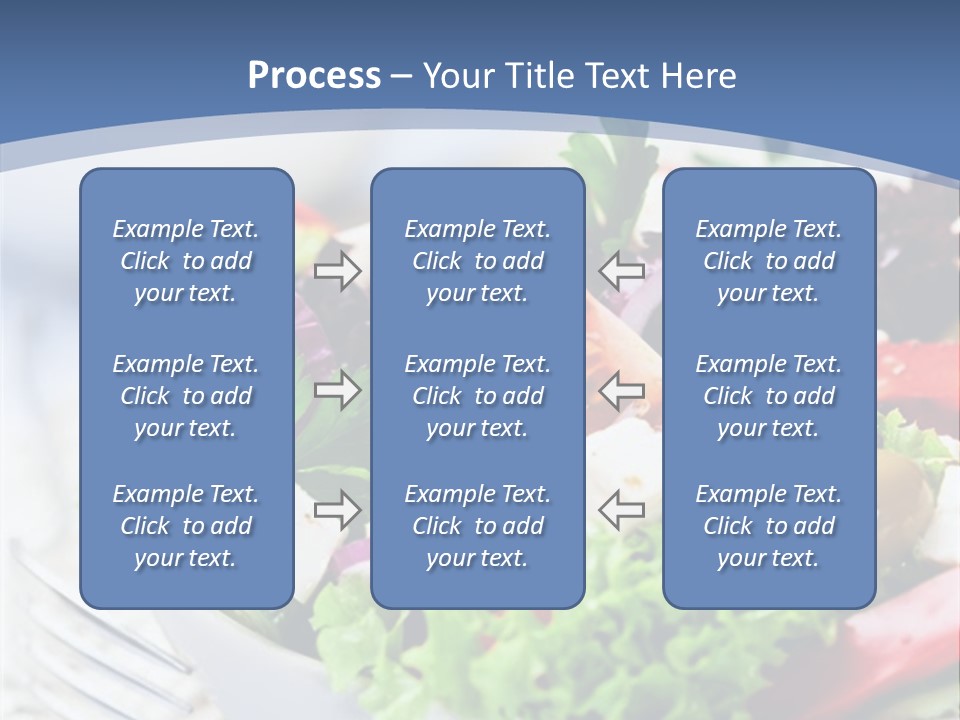 Goat Cheese Herbs Greek Salad PowerPoint Template
