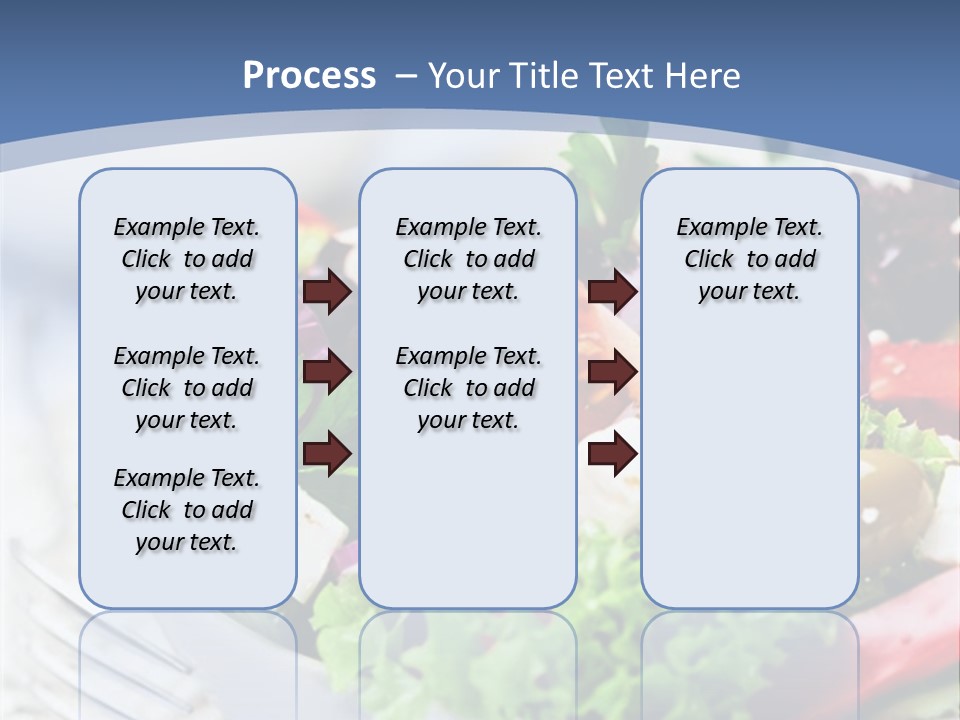 Goat Cheese Herbs Greek Salad PowerPoint Template