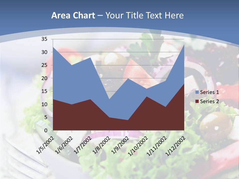 Goat Cheese Herbs Greek Salad PowerPoint Template