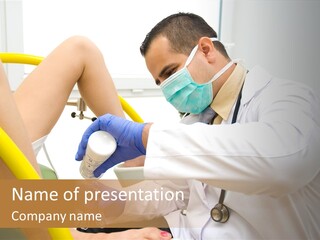 Examination Uniform Treatment PowerPoint Template