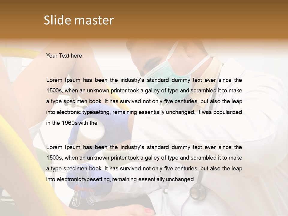 Examination Uniform Treatment PowerPoint Template