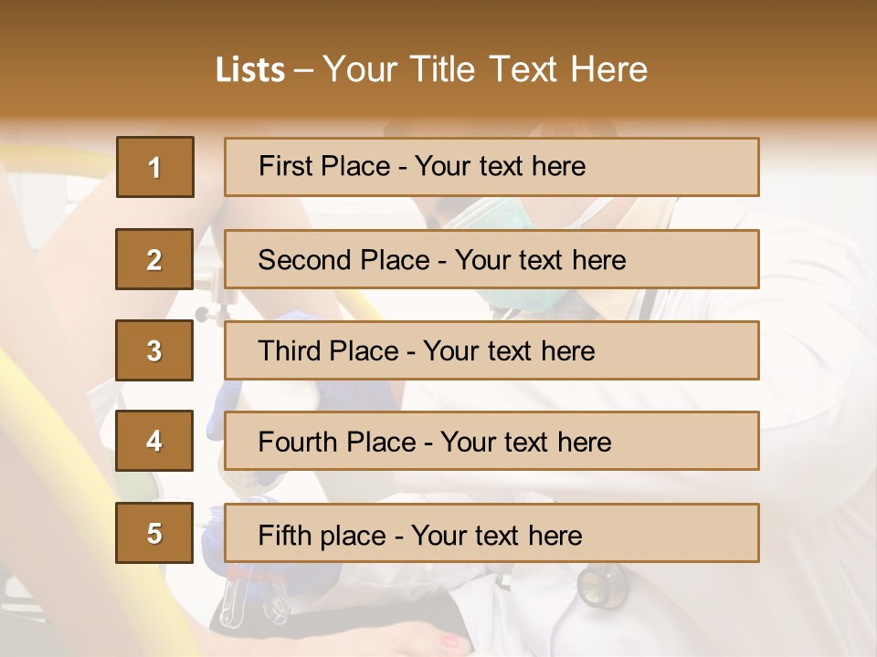 Examination Uniform Treatment PowerPoint Template
