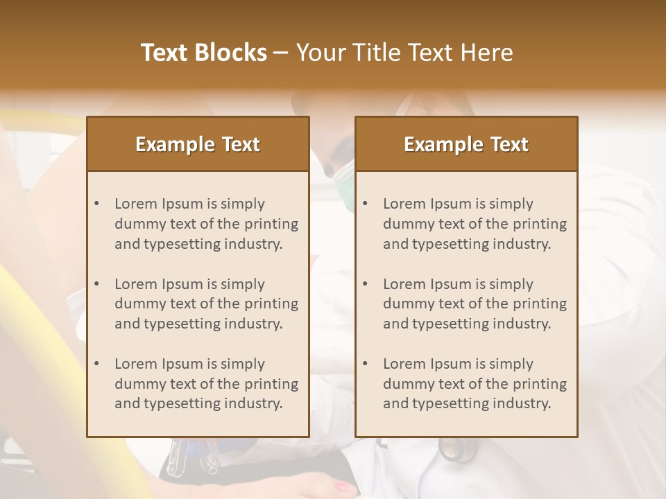 Examination Uniform Treatment PowerPoint Template