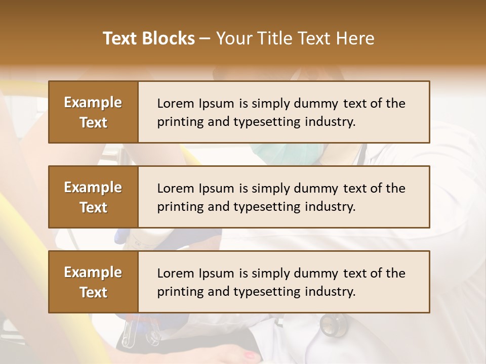 Examination Uniform Treatment PowerPoint Template