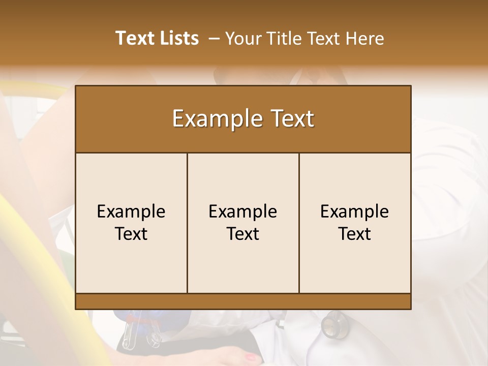 Examination Uniform Treatment PowerPoint Template