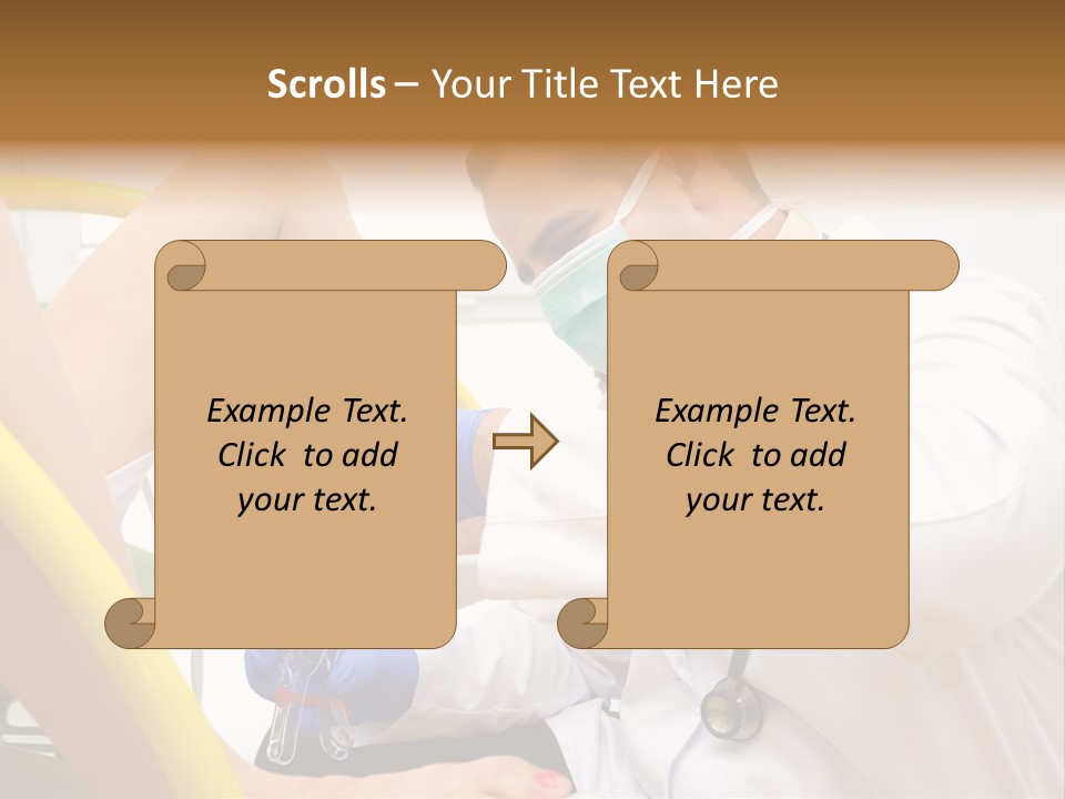 Examination Uniform Treatment PowerPoint Template