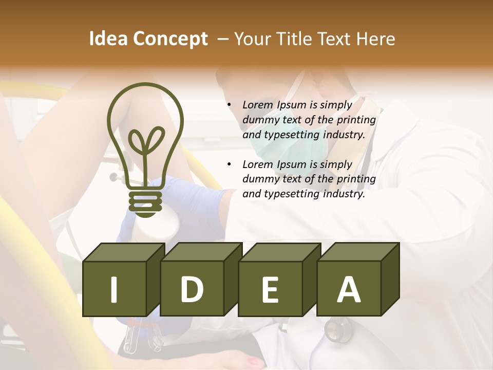 Examination Uniform Treatment PowerPoint Template