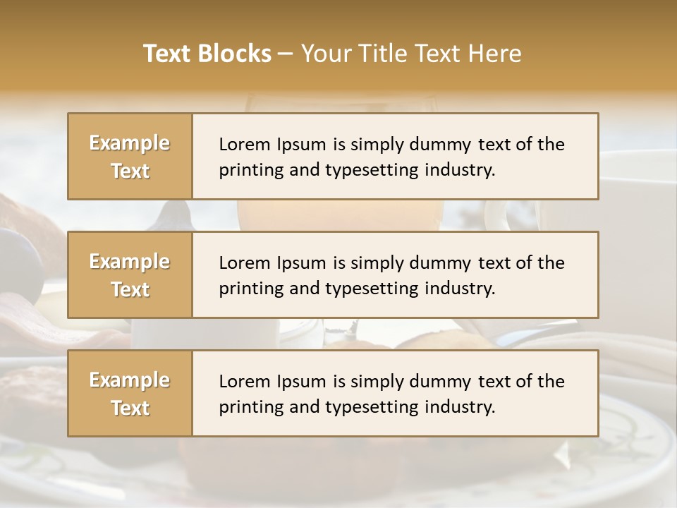 Restaurant Hotel Cake PowerPoint Template