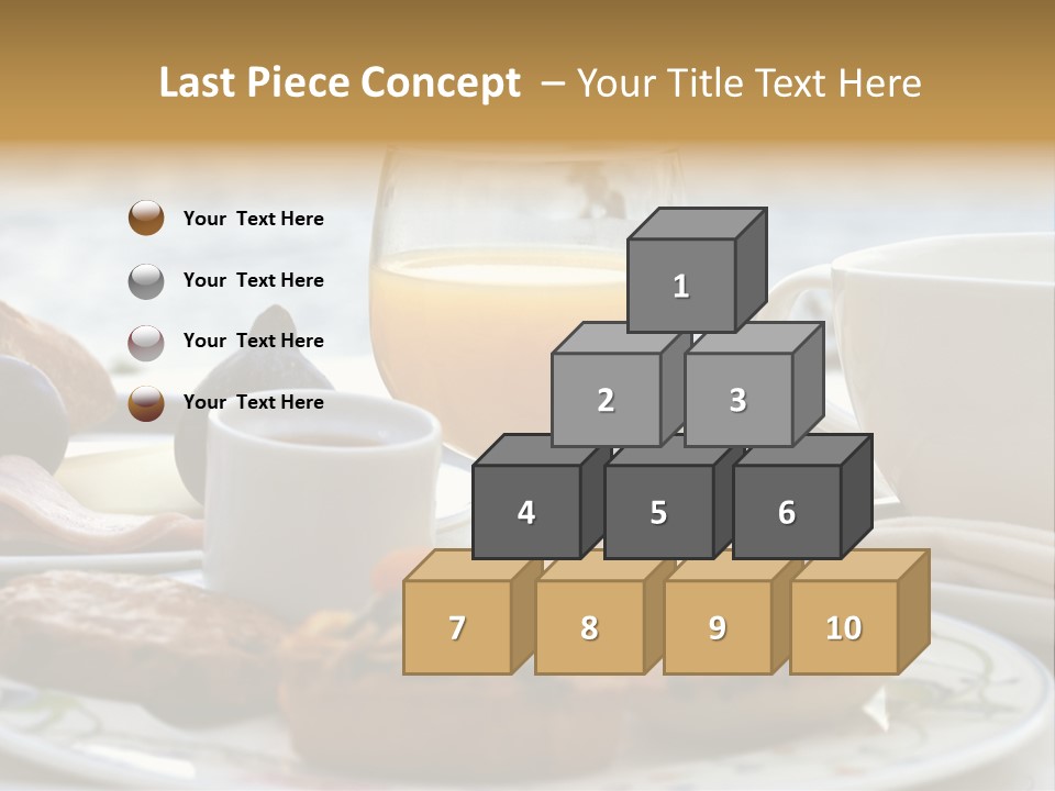 Restaurant Hotel Cake PowerPoint Template