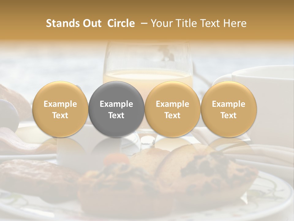 Restaurant Hotel Cake PowerPoint Template