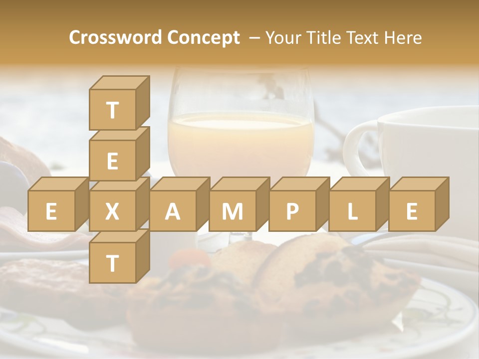 Restaurant Hotel Cake PowerPoint Template