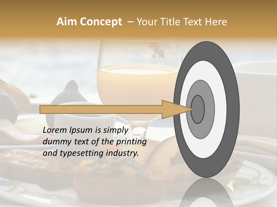 Restaurant Hotel Cake PowerPoint Template