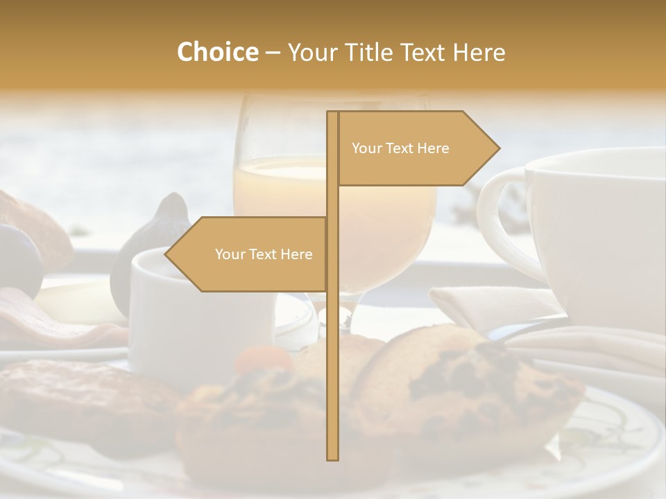 Restaurant Hotel Cake PowerPoint Template