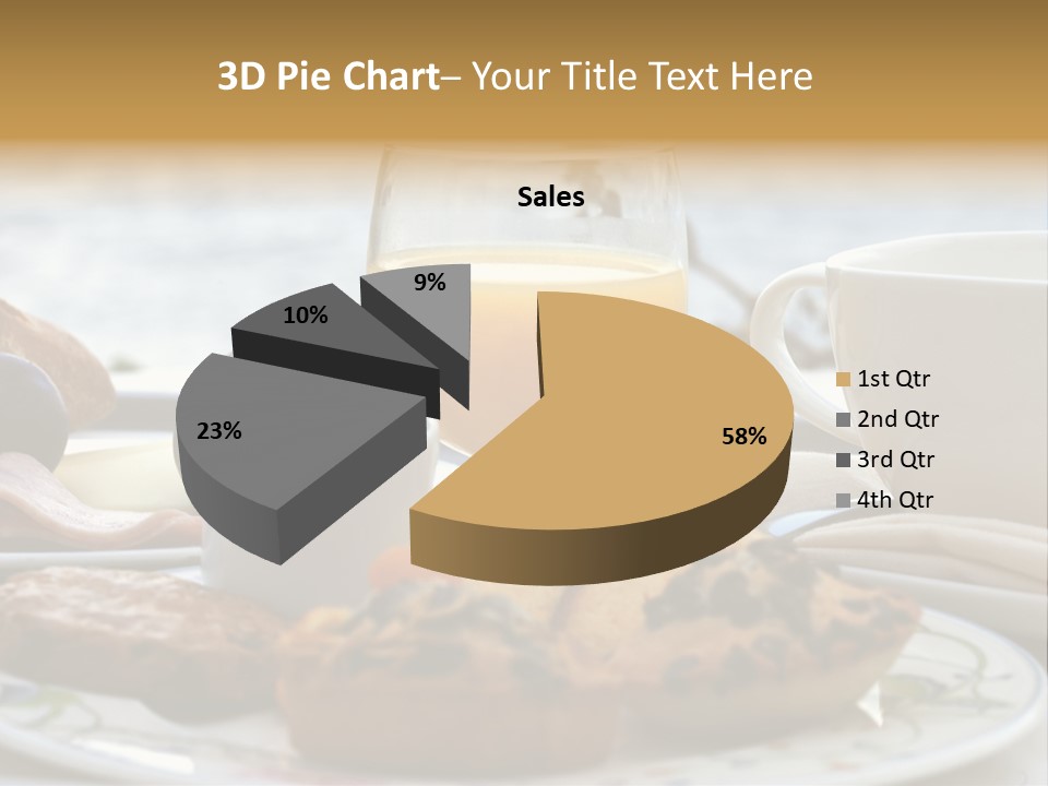 Restaurant Hotel Cake PowerPoint Template