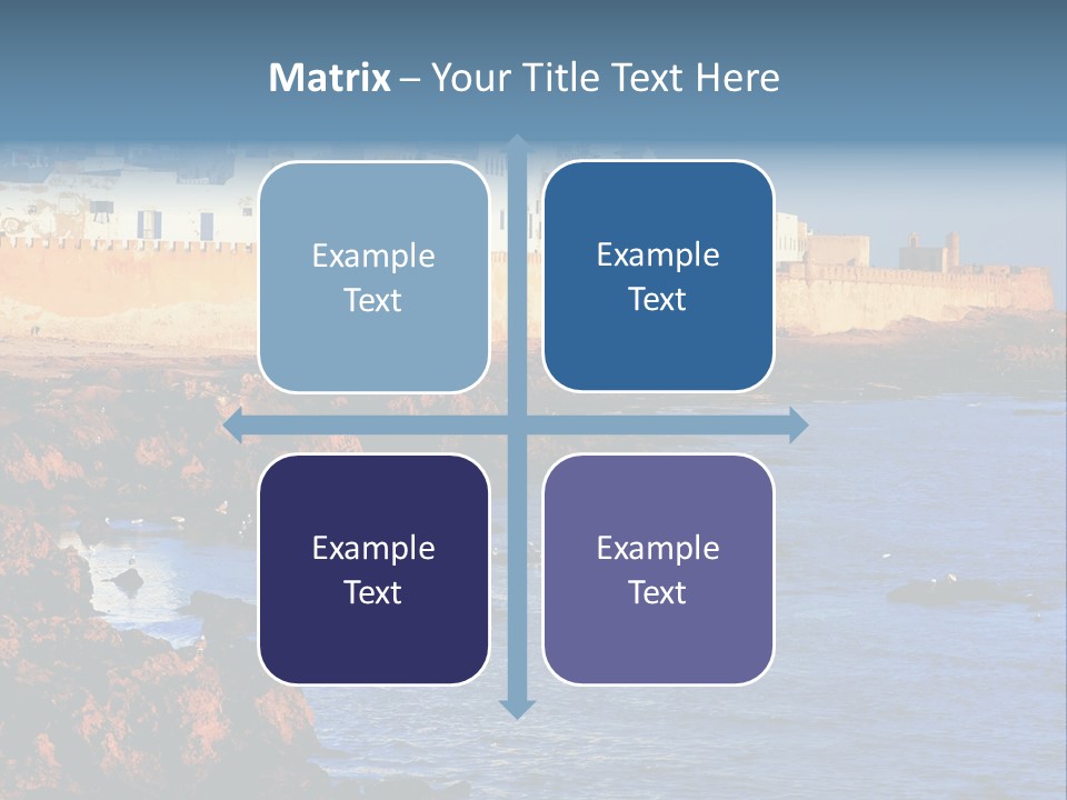 Coastline Travel Shore PowerPoint Template