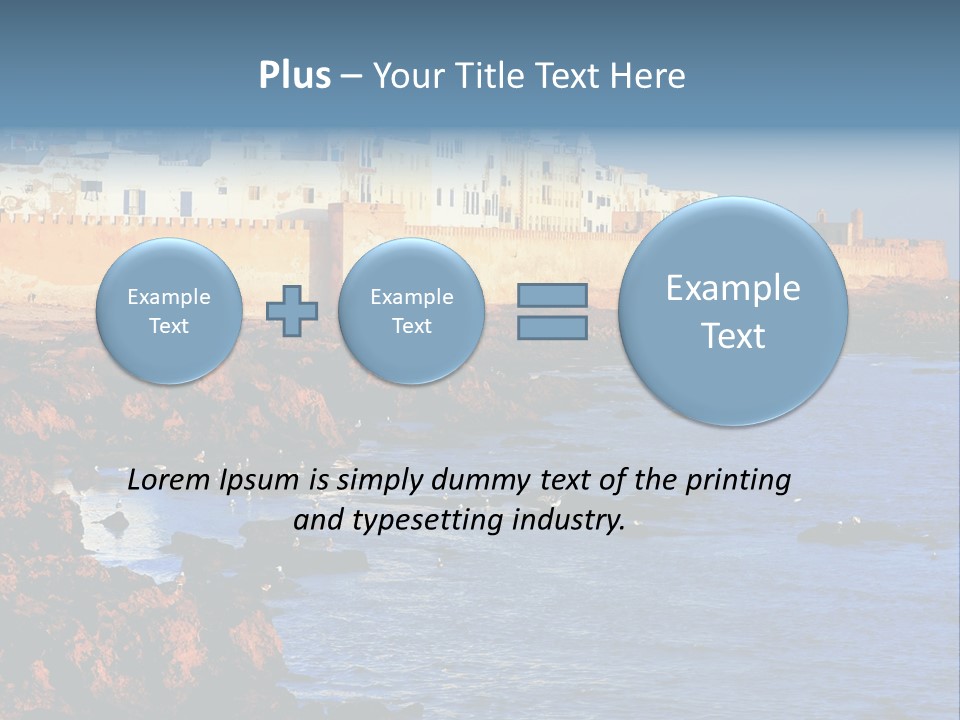 Coastline Travel Shore PowerPoint Template