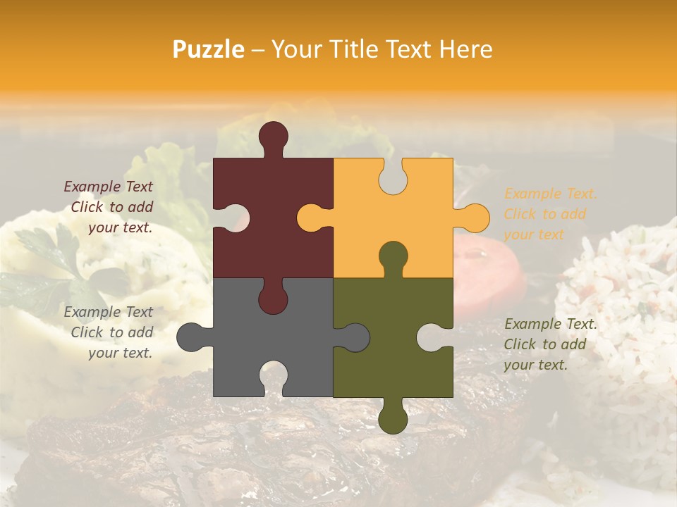 Tasty Fillet Sirloin PowerPoint Template