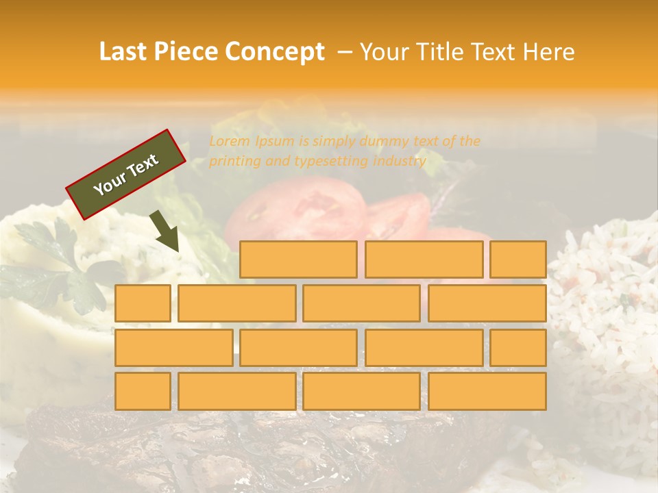 Tasty Fillet Sirloin PowerPoint Template