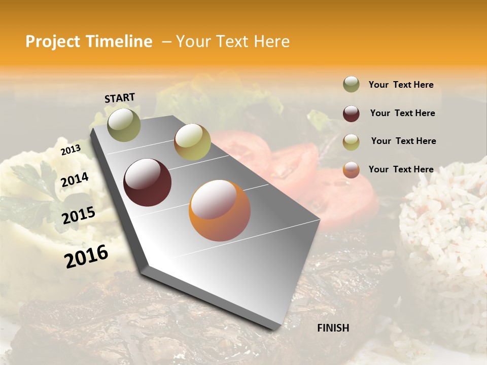 Tasty Fillet Sirloin PowerPoint Template