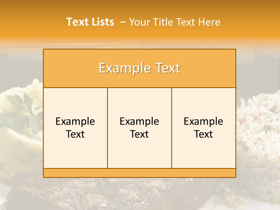Tasty Fillet Sirloin PowerPoint Template