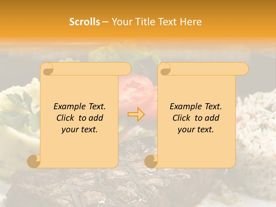 Tasty Fillet Sirloin PowerPoint Template