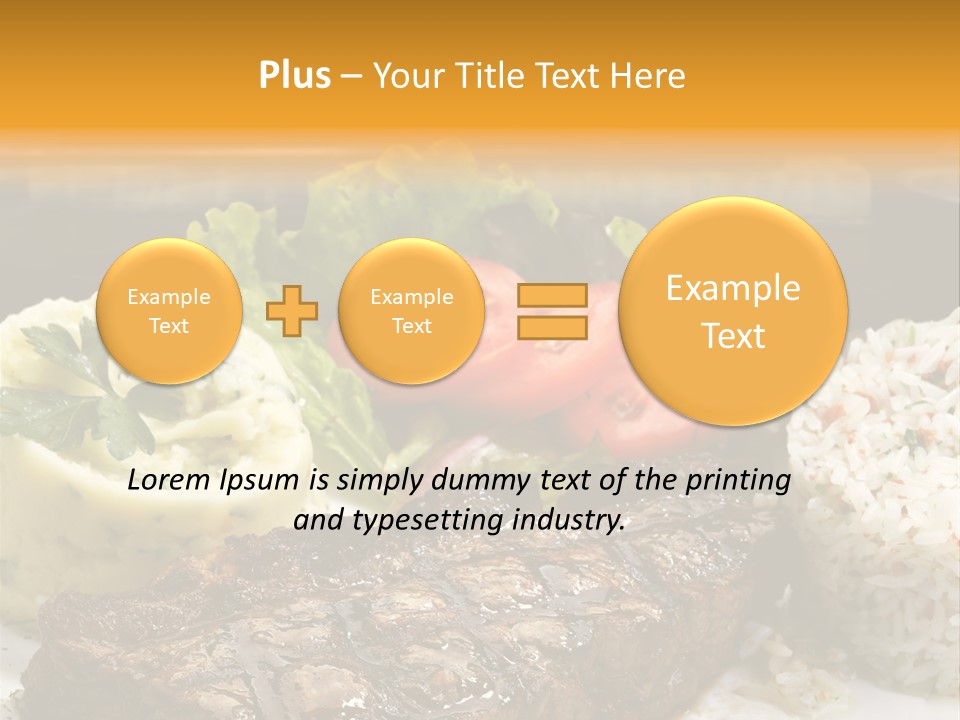 Tasty Fillet Sirloin PowerPoint Template