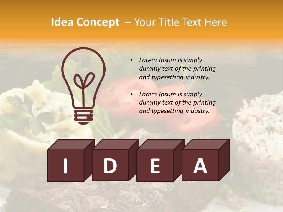 Tasty Fillet Sirloin PowerPoint Template
