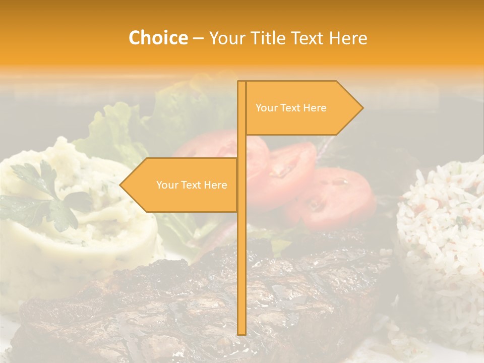 Tasty Fillet Sirloin PowerPoint Template