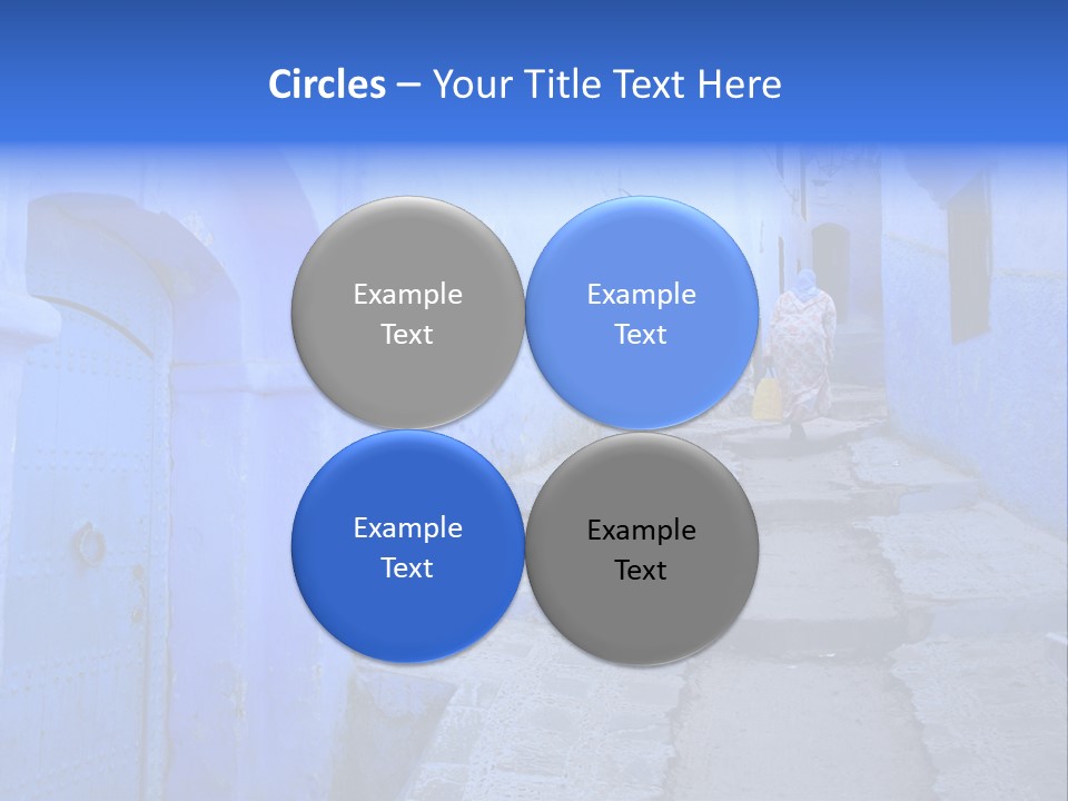 Passage Paint Chefchaouen PowerPoint Template