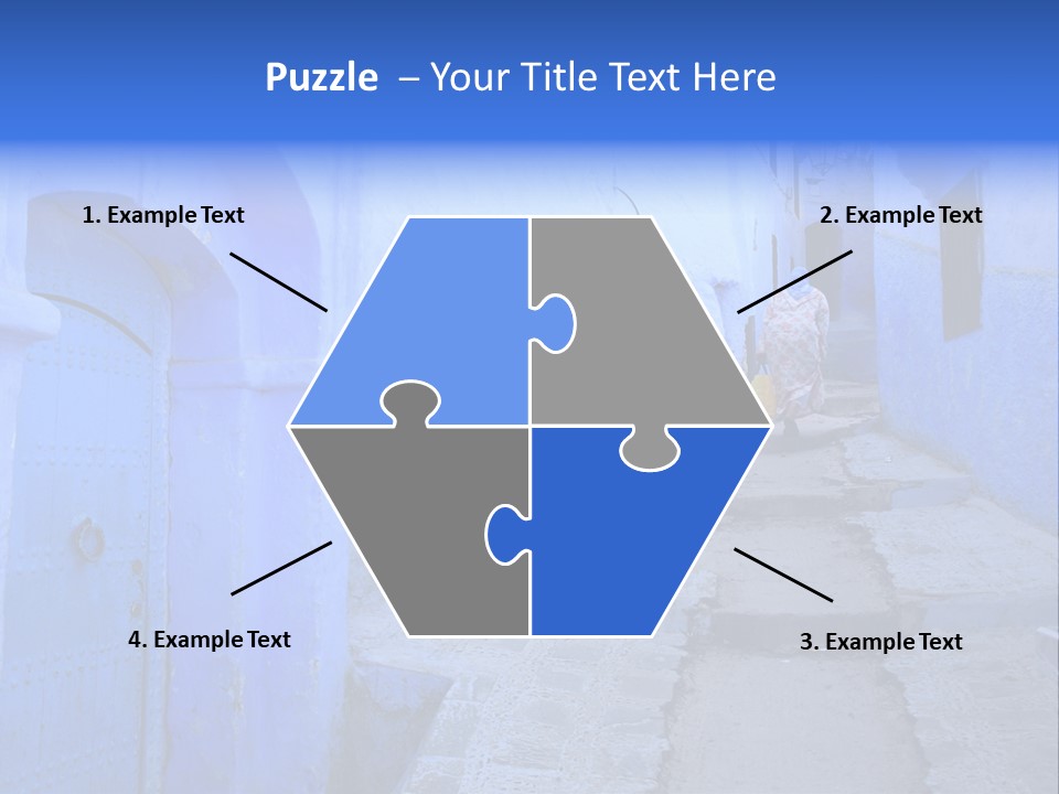 Passage Paint Chefchaouen PowerPoint Template