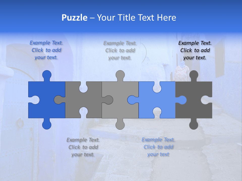 Passage Paint Chefchaouen PowerPoint Template